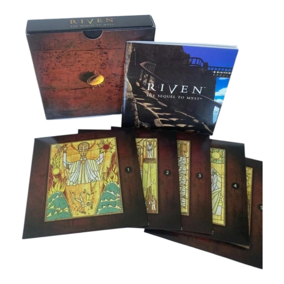 Riven: Sequel to Myst 1997 Complete Box Set - Picture 1 of 5